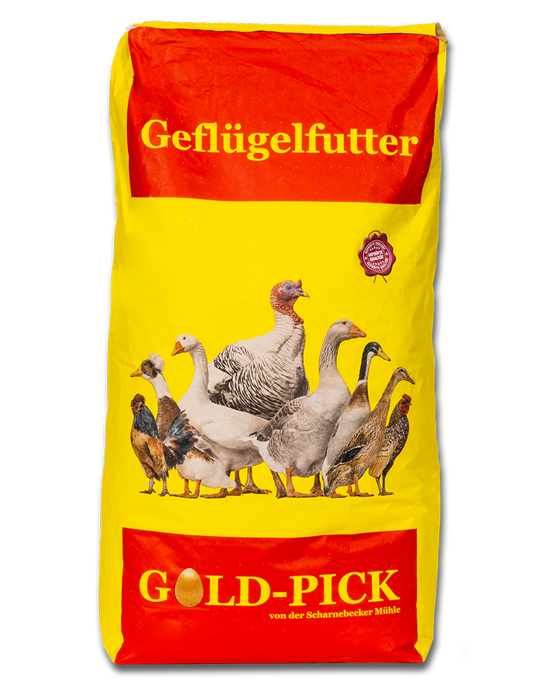 SCHARNEBECKER Goldpick Wachtelfutter gekrümelt, 25 kg