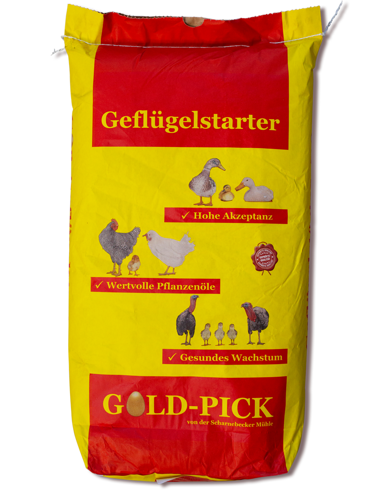  SCHARNEBECKER Goldpick Kükenalleinkorn gekrümelt, 25 kg